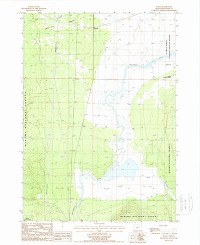 United States Geological Survey Fuego, OR (1988, 24000-Scale) digital map