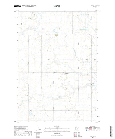 United States Geological Survey Fulda SW, MN (2022, 24000-Scale) digital map