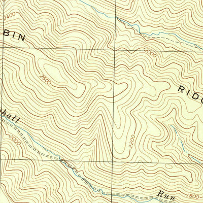 United States Geological Survey Fulks Run, VA (1994, 24000-Scale) digital map