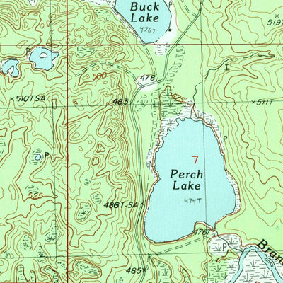 United States Geological Survey Fuller, MI (1982, 25000-Scale) digital map