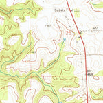 United States Geological Survey Fullers Crossroads, AL (1971, 24000-Scale) digital map