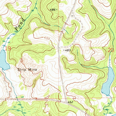 United States Geological Survey Fullers Crossroads, AL (1971, 24000-Scale) digital map