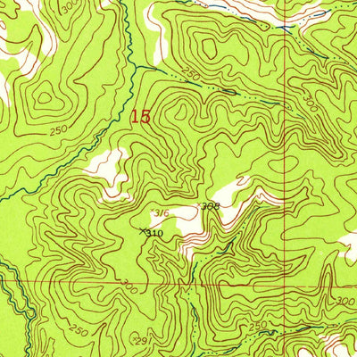 United States Geological Survey Fullerton Lake, LA (1954, 24000-Scale) digital map