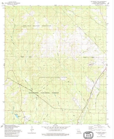 United States Geological Survey Fullerton Lake, LA (1978, 24000-Scale) digital map