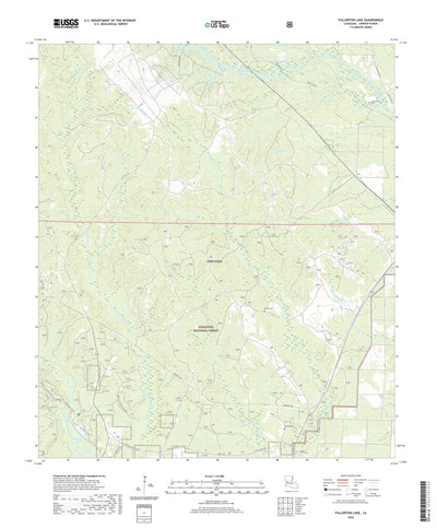 United States Geological Survey Fullerton Lake, LA (2020, 24000-Scale) digital map