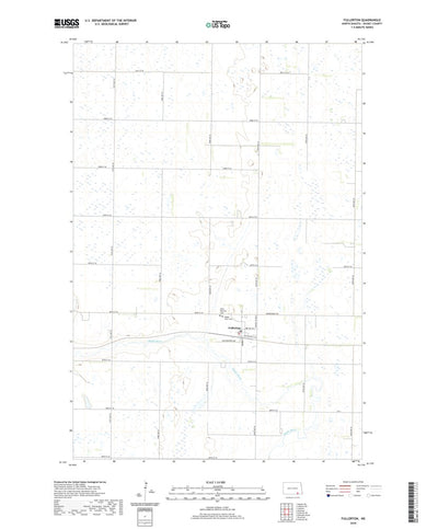 United States Geological Survey Fullerton, ND (2020, 24000-Scale) digital map