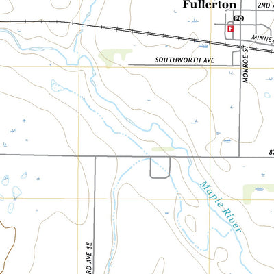 United States Geological Survey Fullerton, ND (2020, 24000-Scale) digital map