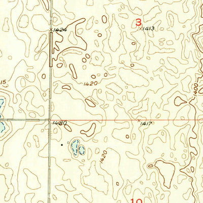 United States Geological Survey Fullerton NE, ND (1955, 24000-Scale) digital map