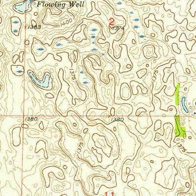 United States Geological Survey Fullerton NE, ND (1955, 24000-Scale) digital map
