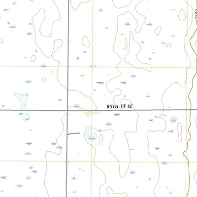 United States Geological Survey Fullerton NE, ND (2020, 24000-Scale) digital map