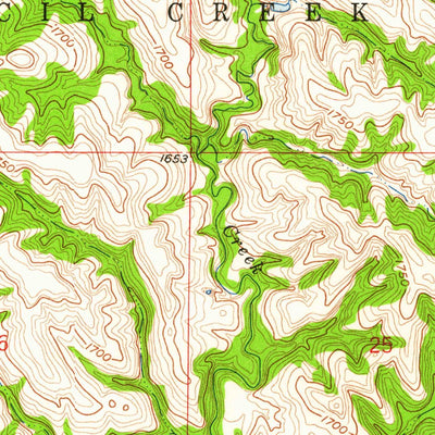 United States Geological Survey Fullerton NE, NE (1958, 24000-Scale) digital map