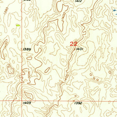 United States Geological Survey Fullerton SE, ND (1955, 24000-Scale) digital map