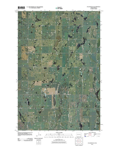 United States Geological Survey Fullerton SE, ND (2011, 24000-Scale) digital map