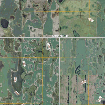 United States Geological Survey Fullerton SE, ND (2011, 24000-Scale) digital map