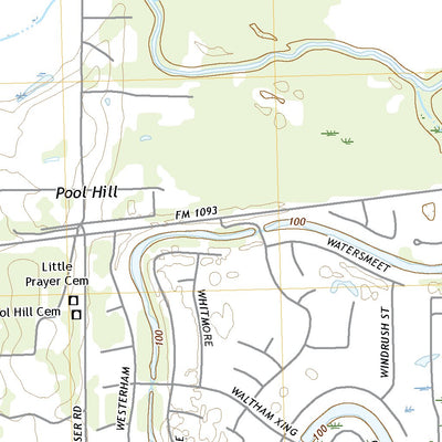 United States Geological Survey Fulshear, TX (2022, 24000-Scale) digital map