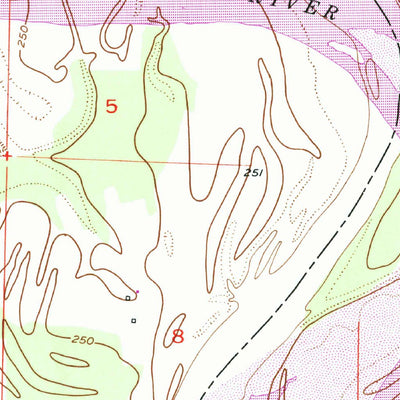 United States Geological Survey Fulton, AR (1951, 24000-Scale) digital map