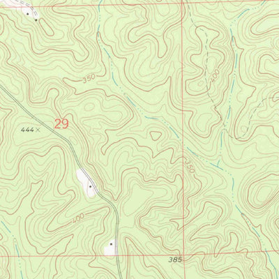 United States Geological Survey Fulton East, AL (1973, 24000-Scale) digital map