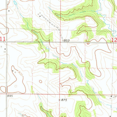 United States Geological Survey Fulton, IA (1980, 24000-Scale) digital map