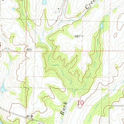 United States Geological Survey Fulton, IA (1980, 24000-Scale) digital map