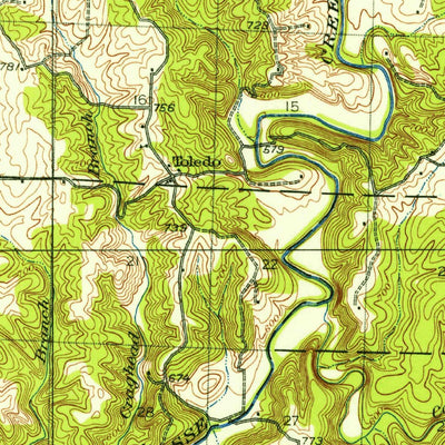 United States Geological Survey Fulton, MO (1928, 62500-Scale) digital map