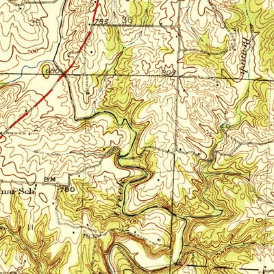 United States Geological Survey Fulton, MO (1931, 62500-Scale) digital map