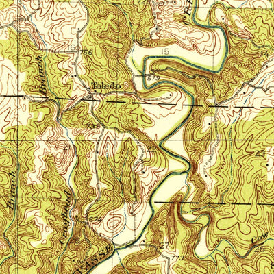 United States Geological Survey Fulton, MO (1931, 62500-Scale) digital map