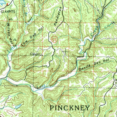 United States Geological Survey Fulton, MO (1985, 100000-Scale) digital map