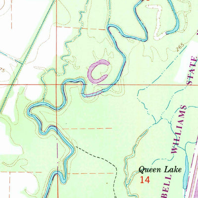 United States Geological Survey Fulton, MS (1992, 24000-Scale) digital map