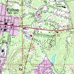 United States Geological Survey Fulton, MS (1992, 24000-Scale) digital map