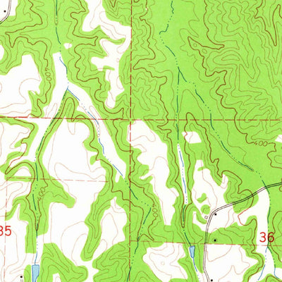 United States Geological Survey Fulton NE, MS (1965, 24000-Scale) digital map