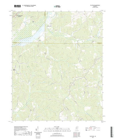 United States Geological Survey Fulton NE, MS (2020, 24000-Scale) digital map