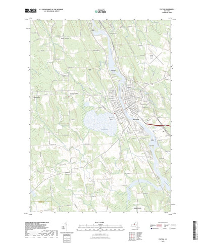 United States Geological Survey Fulton, NY (2023, 24000-Scale) digital map