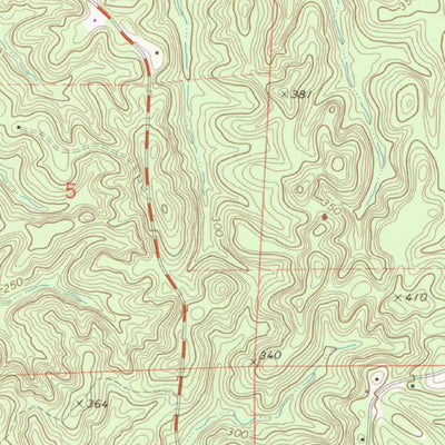 United States Geological Survey Fulton West, AL (1978, 24000-Scale) digital map