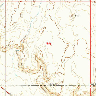 United States Geological Survey Fumarole Butte, UT (1971, 24000-Scale) digital map