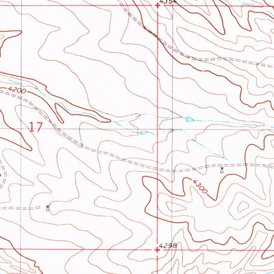 United States Geological Survey Funny Rock, WY (1981, 24000-Scale) digital map