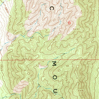 United States Geological Survey Furner Ridge, UT (1967, 24000-Scale) digital map