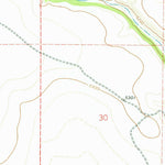 United States Geological Survey Furnish Canyon West, CO-NM (1978, 24000-Scale) digital map