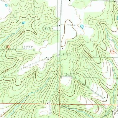 United States Geological Survey Fuson, MO (1987, 24000-Scale) digital map