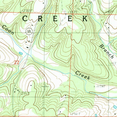 United States Geological Survey Fuson, MO (1987, 24000-Scale) digital map