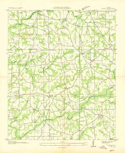 United States Geological Survey Fyffe, AL (1936, 24000-Scale) digital map