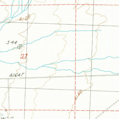 United States Geological Survey G I Ranch, OR (1983, 24000-Scale) digital map