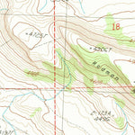 United States Geological Survey G I Ranch, OR (1983, 24000-Scale) digital map