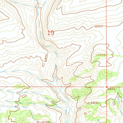 United States Geological Survey G Spring, CO (1966, 24000-Scale) digital map