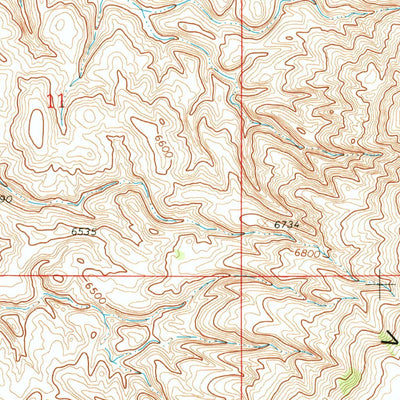 United States Geological Survey G Spring, CO (1966, 24000-Scale) digital map