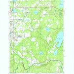 United States Geological Survey Gaastra, MI-WI (1944, 24000-Scale) digital map