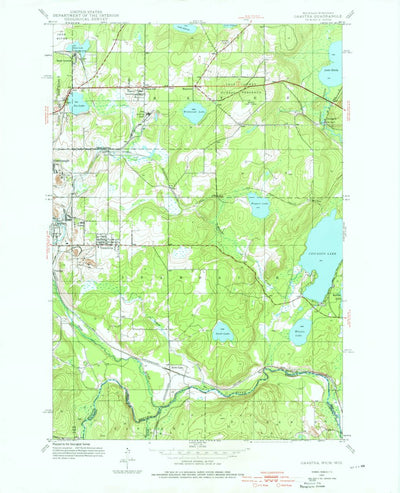 United States Geological Survey Gaastra, MI-WI (1944, 24000-Scale) digital map