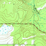 United States Geological Survey Gaastra, MI-WI (1944, 24000-Scale) digital map