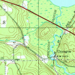 United States Geological Survey Gaastra, MI-WI (1944, 24000-Scale) digital map