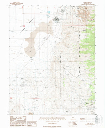 United States Geological Survey Gabbs, NV (1988, 24000-Scale) digital map