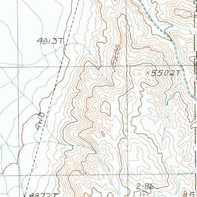 United States Geological Survey Gabbs, NV (1988, 24000-Scale) digital map